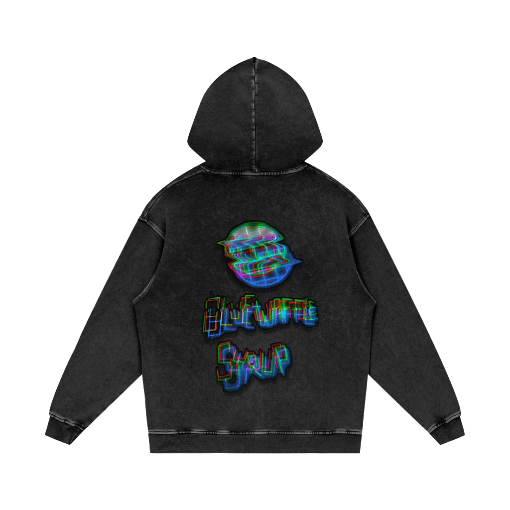 Washed Stage + Glitch Heavy Hoodie